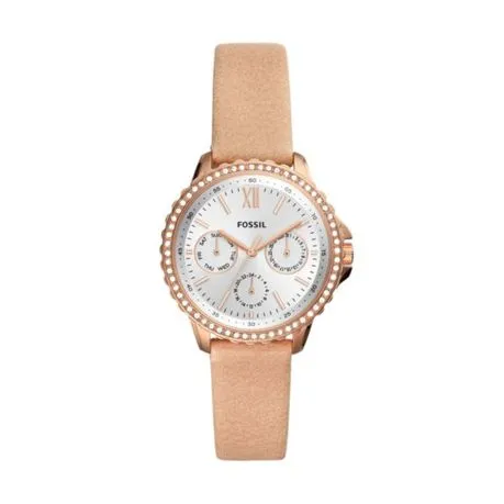 Fossil Izzy Dress Nude Leather Watch-Es4888