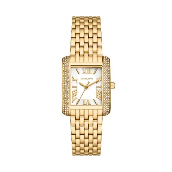 Michael Kors Women's Emery Three-Hand, Gold-Tone Stainless Steel Watch - MK4826