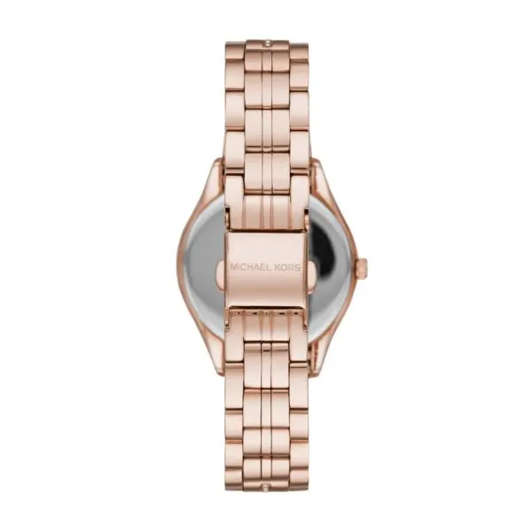 Michael Kors Women's Lauryn Three-Hand Rose Gold-Tone Stainless Steel Watch - MK3716