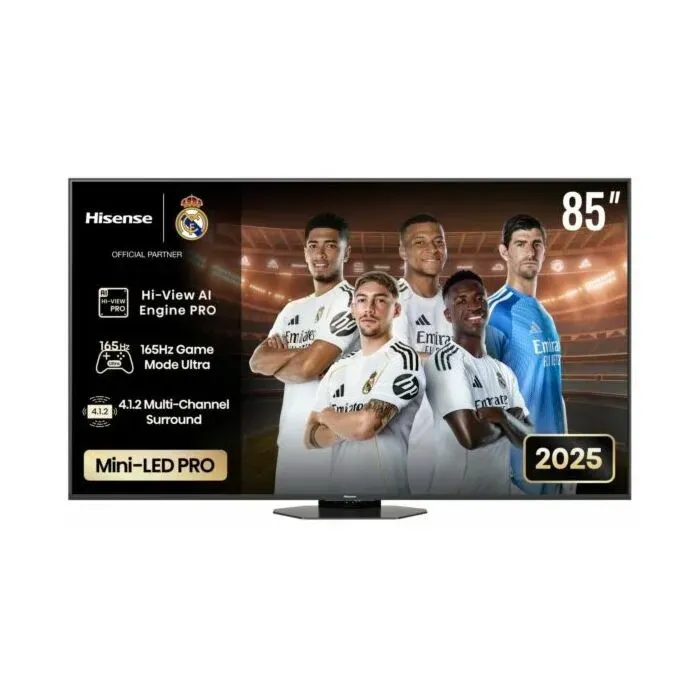 Hisense 216cm (85") Mini LED 165Hz VRR PRO QLED 4K Gaming TV - 85U8Q