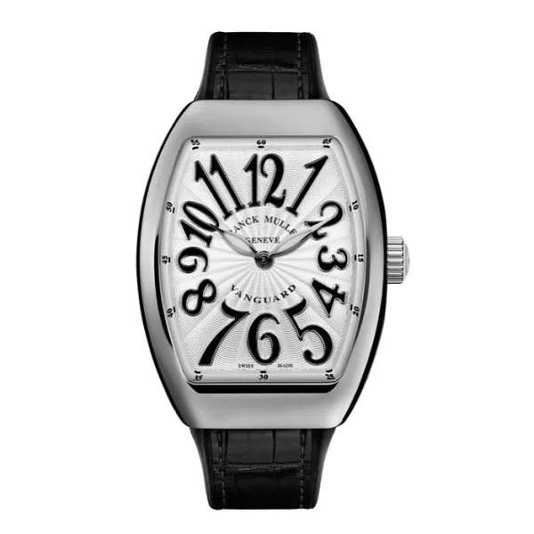 Franck Muller Vanguard 32 Quartz White & Black Dial Stainless Steel Watch