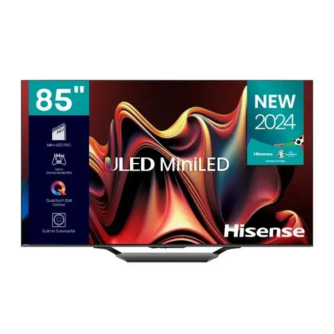 Hisense 85 Inch Mini LED 144hz ULED TV 85U7N