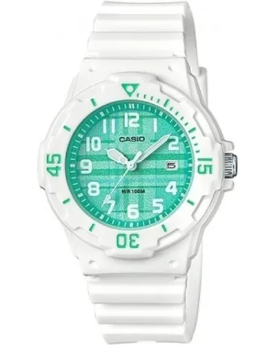 Casio Ladies Analogue Wrist Watch (White | Green)