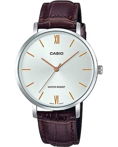 Casio Ladies Wrist Watch (Silver | Brown)