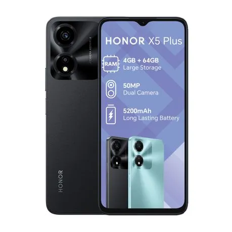 Honor X5 Plus 64GB LTE Dual Sim 64GB - Midnight Black