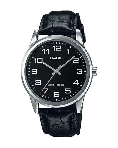 Casio Men's Analogue Wrist Watch (Black and Silver)