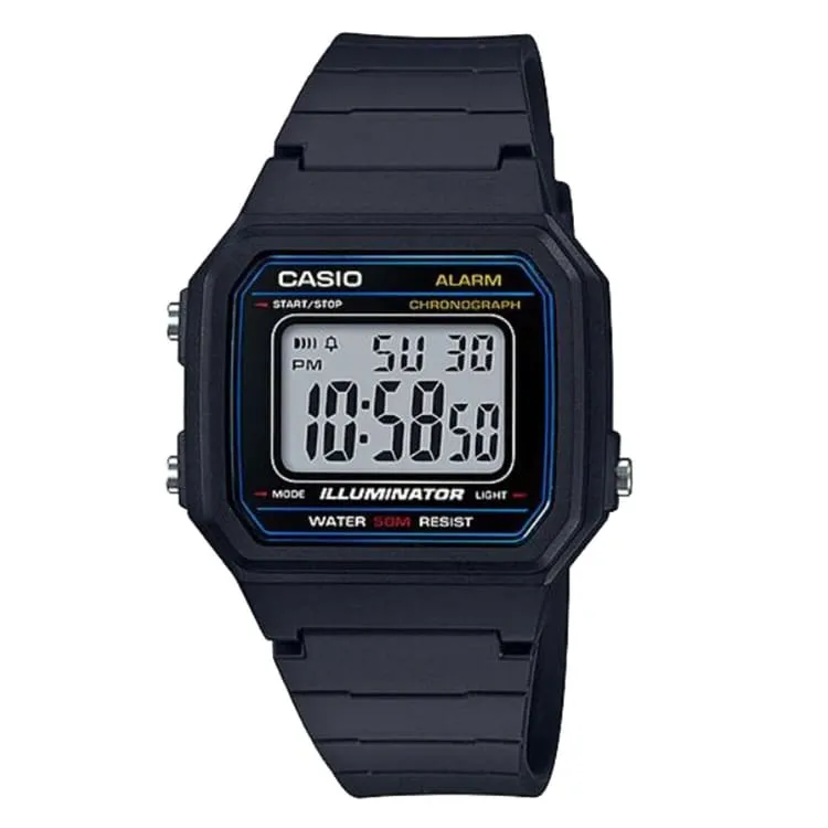 Casio Digital Square Case Black