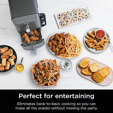 Ninja DoubleStack XL 10-qt. 6-in-1 Two-Basket Air Fryer SL401