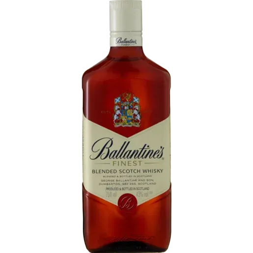 Ballantine's Finest Blended Scotch Whisky Bottle 750ml