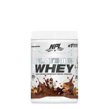 NPL Platinum Whey, Choc Nougat - 908g