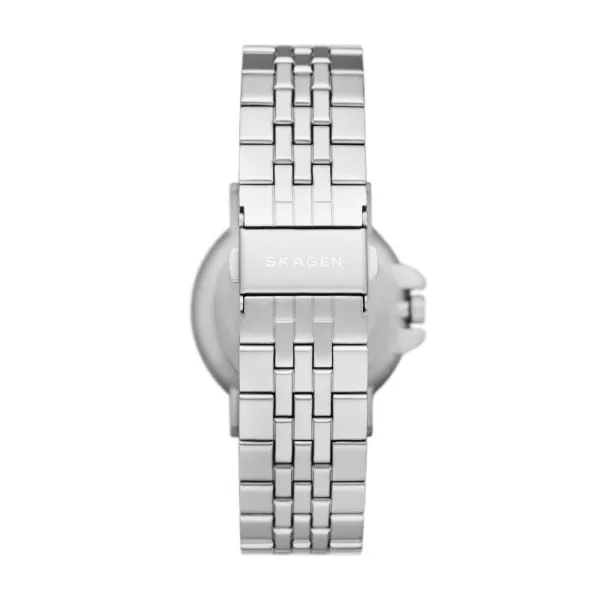 Skagen Men's Signatur Sport Three-Hand Date Silver Stainless Steel Bracelet Watch - SKW6919