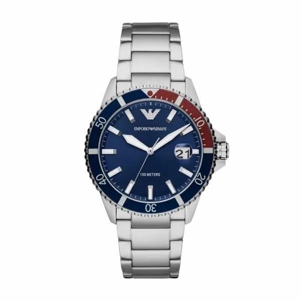 Emporio Armani Three-Hand Stainless Steel Watch - AR11339