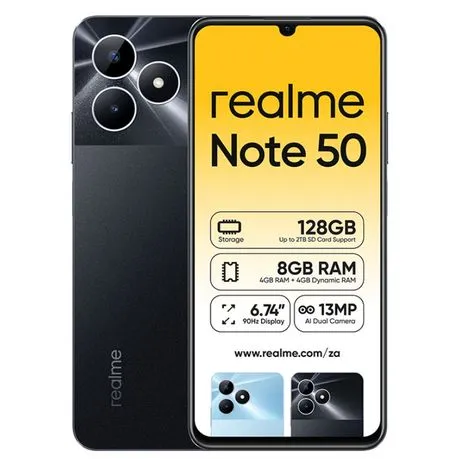 Realme Note 50 128GB LTE Dual Sim - Midnight Black