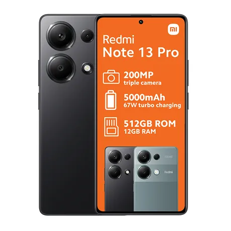 Xiaomi Redmi Note 13 Pro 4G Dual Sim 512GB - Black