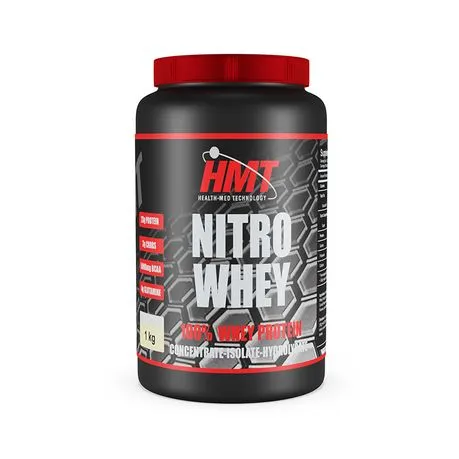 HMT 100% Whey Protein- Nitro Whey 1kg - Vanilla