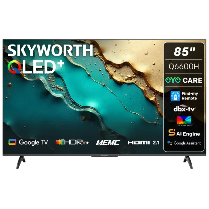 Skyworth 85-inch QLED Google TV-85Q6600H