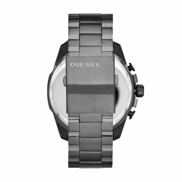 Diesel Men's Mega Chief Gunmetal Round Stainless Steel Watch - DZ4329