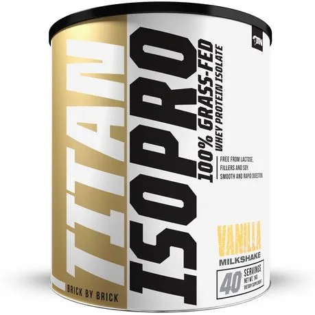 IsoPro 100% Whey Protein Isolate Vanilla Milkshake - 40 Servings Net Wt.1kg