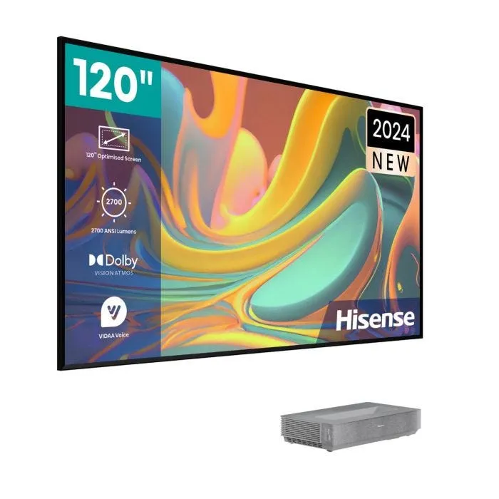Hisense 305cm (120") 4K Smart Laser TV - 120L5H + FREE AX3100G Soundbar valued @R3.5K! (79722)