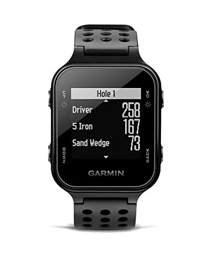 Garmin Approach S20 Smart Watch (Black) CT10 Bundle