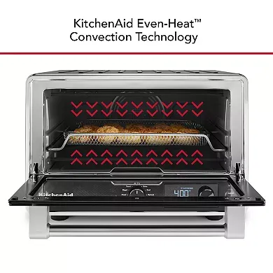 KitchenAid® KCO124BM Digital Countertop Oven with Air Fry