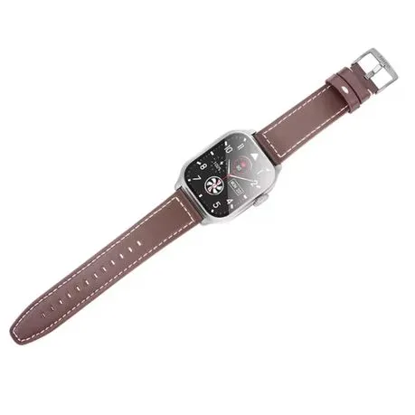 Hoco Y17 Smart Watch For Men - Genuine Leather