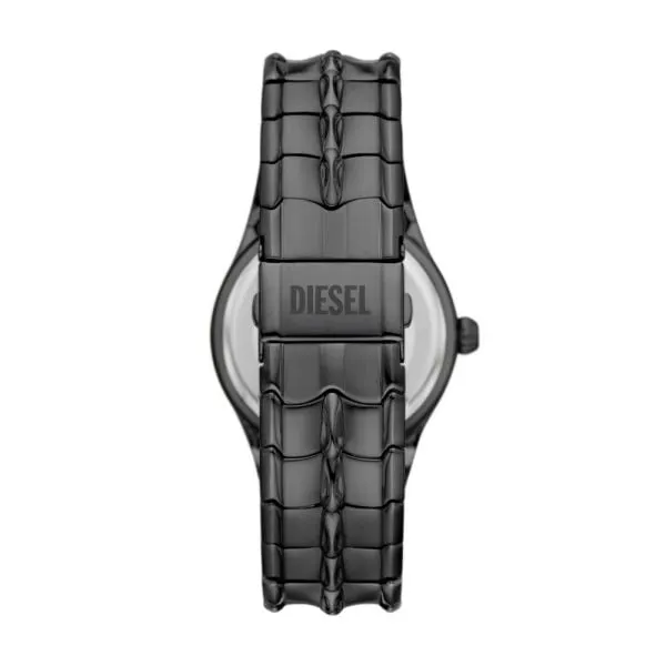 Diesel Vert Three-Hand Date Gunmetal Stainless Steel Watch - DZ2199