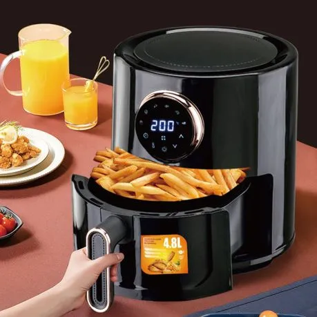 4.8L Non Stick Air Fryer With thermostat & timer Control Multifunctional