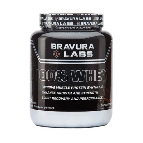 Bravura Labs 100% Whey Protein - Dark Chocolate - 924g