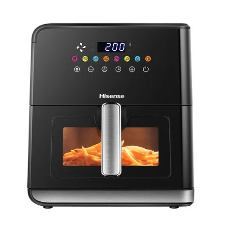 Hisense 8L Air Fryer with Digital Touch Control & Visible Cooking Window