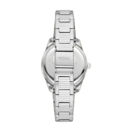 Fossil Scarlette Womens Silver Stainless Steel Watch - ES5197
