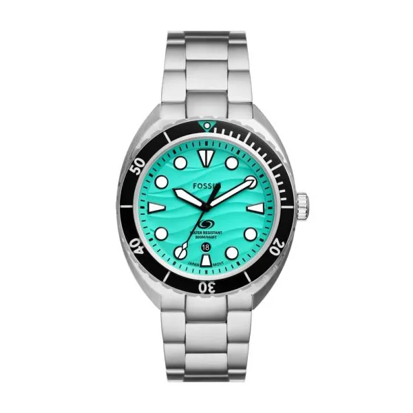 Fossil Men's Breaker Three-Hand Date - Stainless Steel Watch - FS6066