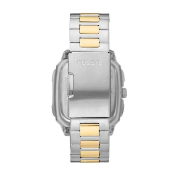 Fossil Inscription Automatic Two-Tone Stainless Steel Watch - ME3237