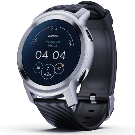 Moto 100 Smart Watch Silver