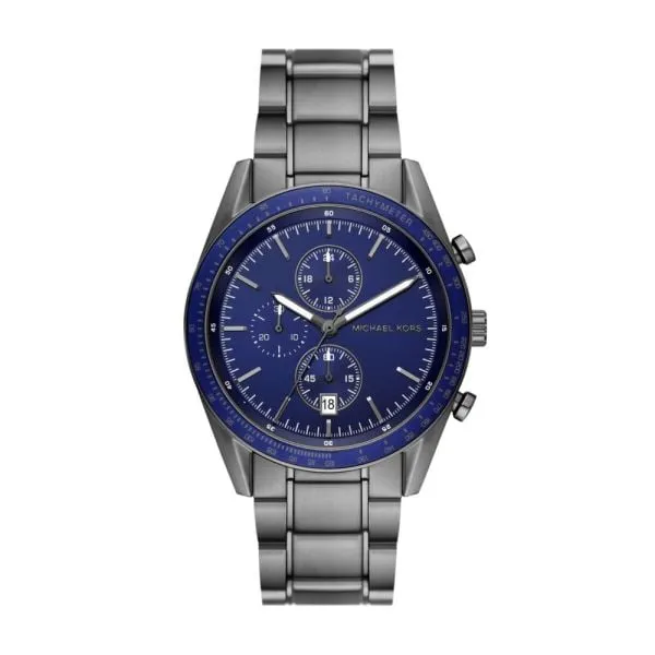 Michael Kors Men's Accelerator Chronograph, Gunmetal Stainless Steel Watch - MK9111