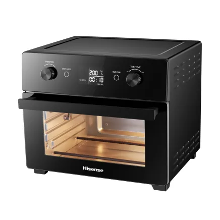 Hisense Digital Air Fryer Oven, 20 Liter Capacity, Black