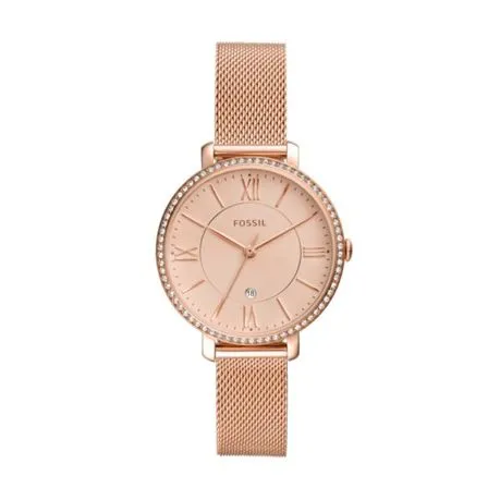 Fossil Jacqueline Rose Gold Stainless Steel Watch - ES4628