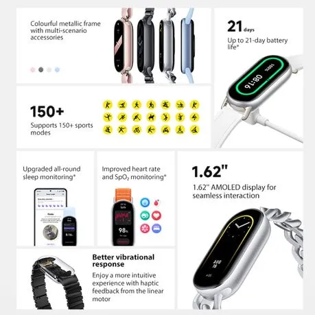 Xiaomi Smart Band 9 - Glacier Silver