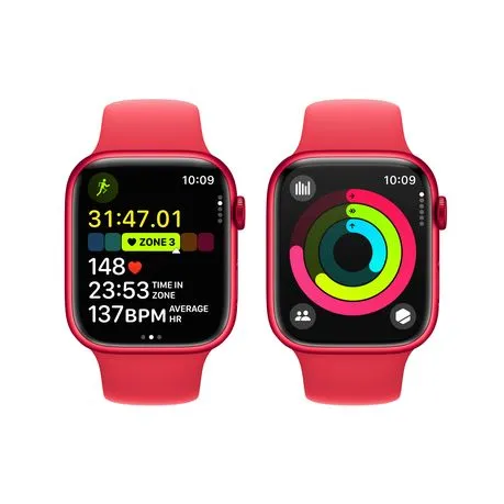 Apple Watch Series 9 GPS Aluminium Case with Sport Band (45mm) - M/L