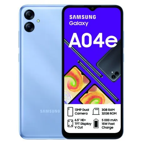 Samsung Galaxy A04e 32GB Dual Sim - Light Blue