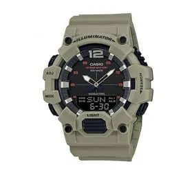 Casio Anadigi Telememo Khaki