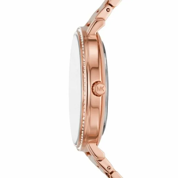 Michael Kors Pyper Three-Hand Rose Gold-Tone Alloy Watch - MK4594