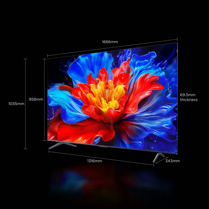 TCL 85-Inch QLED Google TV-85P8K