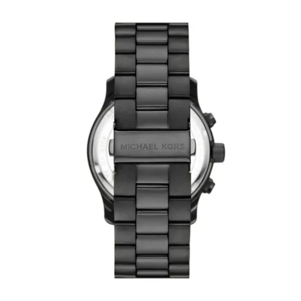 Michael Kors Runway Chronograph Black Stainless Steel Watch - MK9073