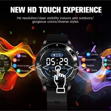 FocusFit Pro-F22 Smartwatch & Fitness Tracker with 3 Silicone Straps