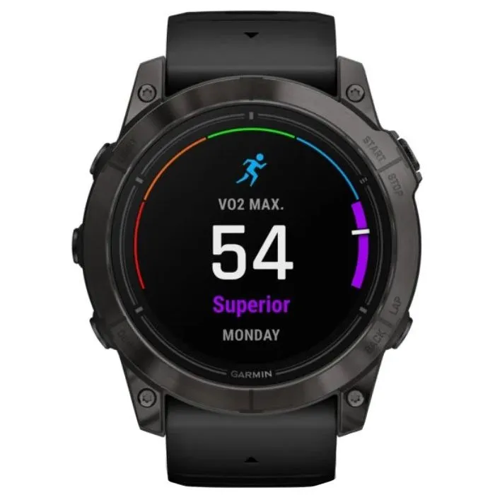 Garmin Epix Pro Gen 2 Sapphire Edition - Carbon Gray DLC Titanium, Black Band, 51mm