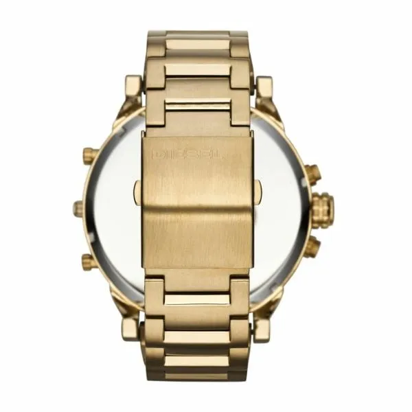 Diesel Men's Mr. Daddy 2.0 Gold Round Stainless Steel Watch - DZ7333