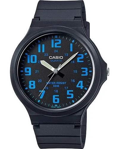 Casio Analog Wrist Watch (Black & Blue)