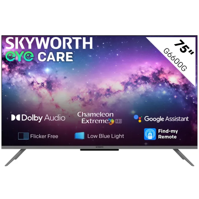 Skyworth 75-inch UHD Google TV-75G6600G