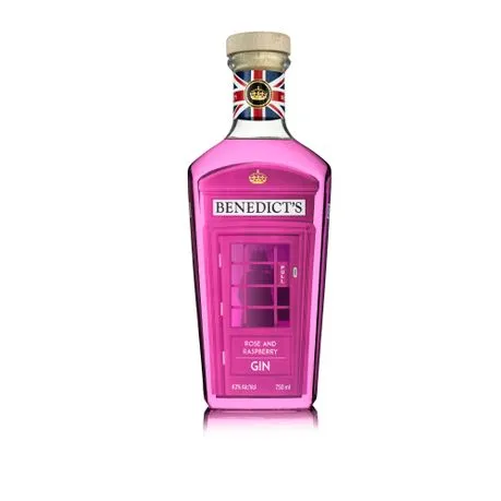 Benedict's Gin - Rose and Raspberry Infused Premium Gin